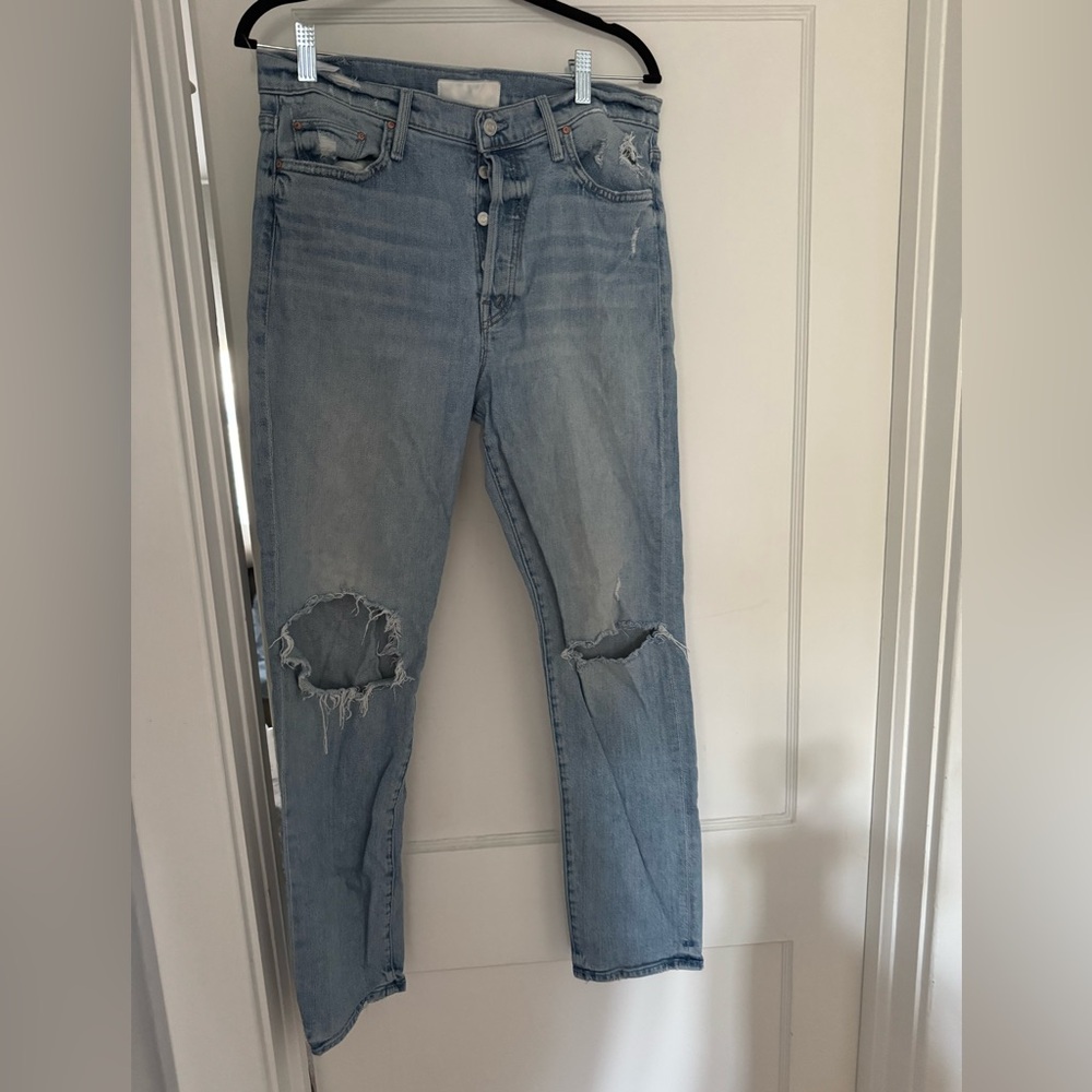 Light wash MOTHER jeans